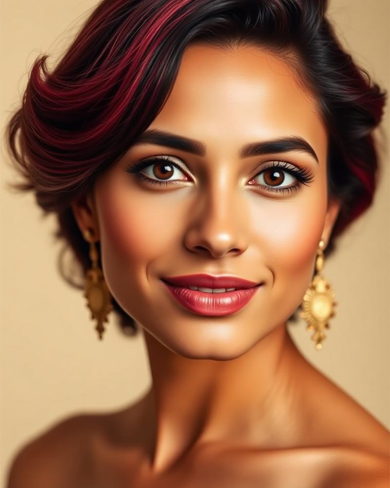 Vibrant hair colour by Miracur